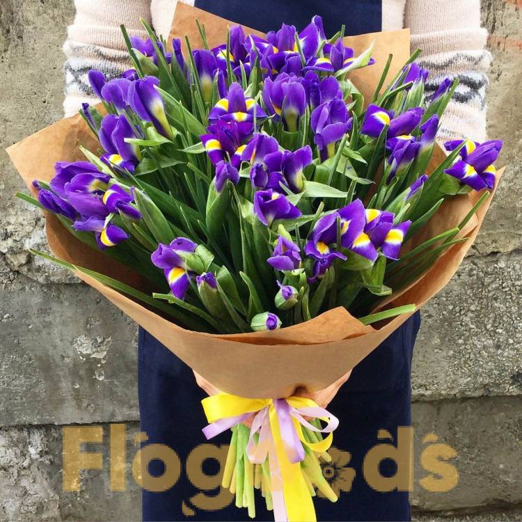 Букет «35 ирисов» за 13 780 руб.